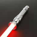 Light saber with red blade on a black background