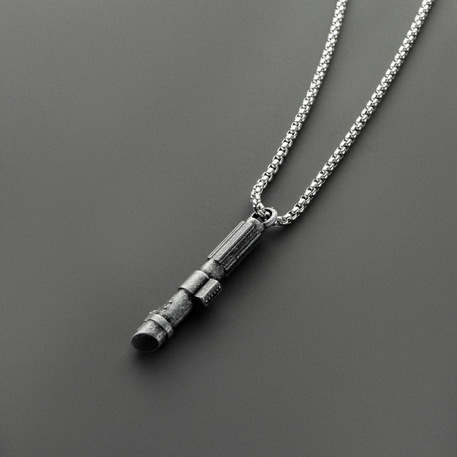 Anakin Skywalker (Episode II) inspired miniature saber hilt necklace with chain